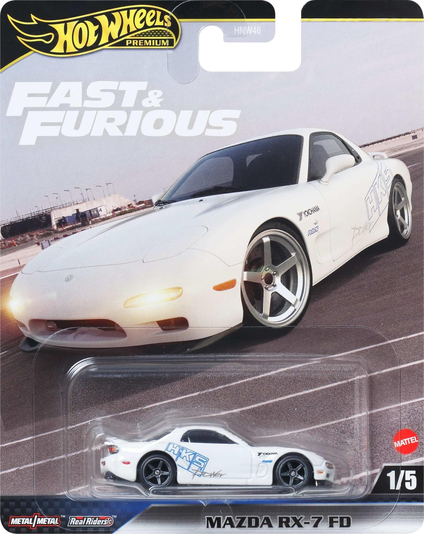 Hot Wheels Cars, Premium Fast & Furious 1:64 Scale Die-Cast Car for Collectors Inspired by Fast & Furious Movie Franchise