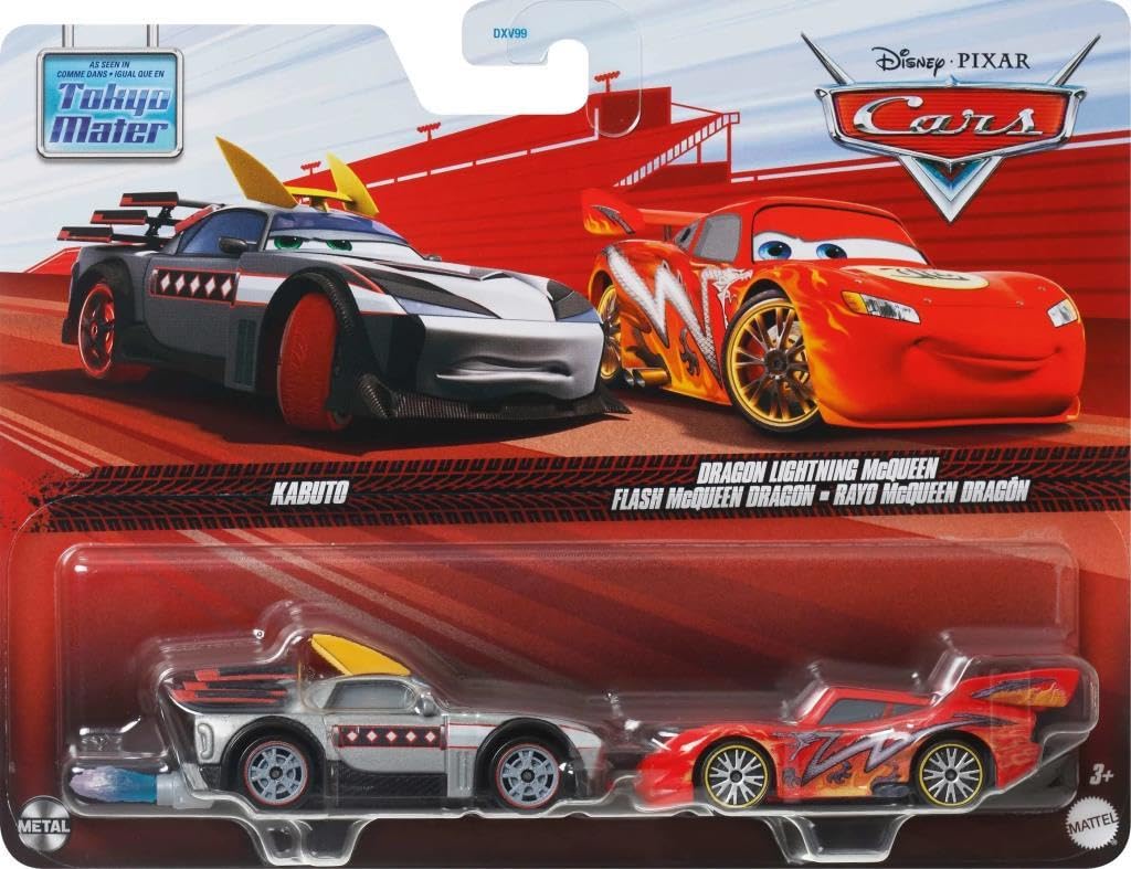 Cars Dual Character Vehicles CABUTO - DRAGON LIGHTNING MCQUEEN DXV99-JDH45