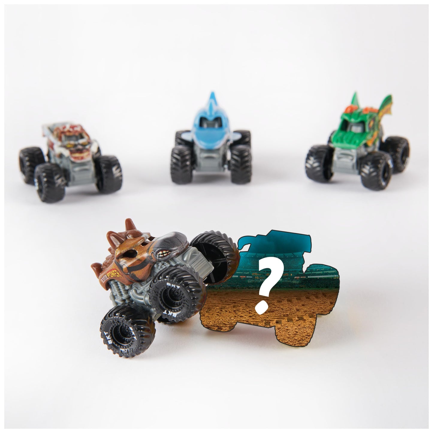 Monster Jam Official Mini 5-Pack Monster Trucks (1:87 Scale) with Mystery Collectible Truck