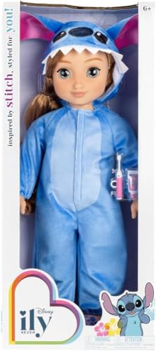 Disney Store 18" Stitch Inspired Fashion Doll with Accessories, Toothbrush, Toy Toothpaste and Shoes - Disney Dolls for Girls 6 Years +, Strawberry Blonde Doll