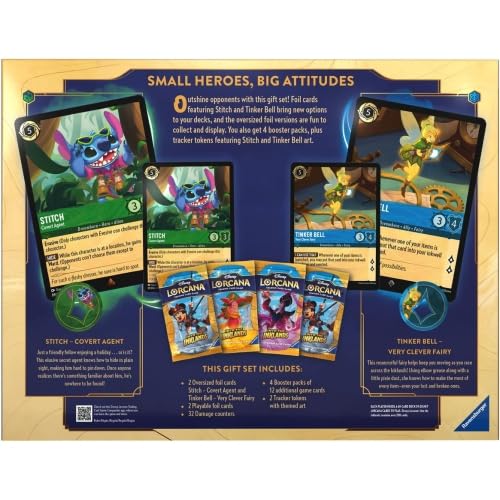Ravensburger Disney Lorcana TCG: Into The Inklands Gift Set| Deluxe Collectible Set with Over 200 Art Pieces | Ultimate Game Experience