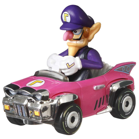 Hot Wheels Mario Kart Waluigi, [Pink/Purple] Badwagon
