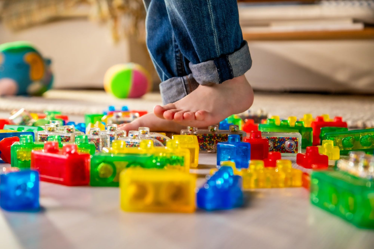 Jelly Blox Newbie Kit | Includes 11 Pieces | Toddler & Preschool Building Blocks Kids Can Squeeze, Stretch, Squish | MESH ACCREDITED | Safety Tested & Ouch-Free | Tactile, Sensory Play for Ages 2+