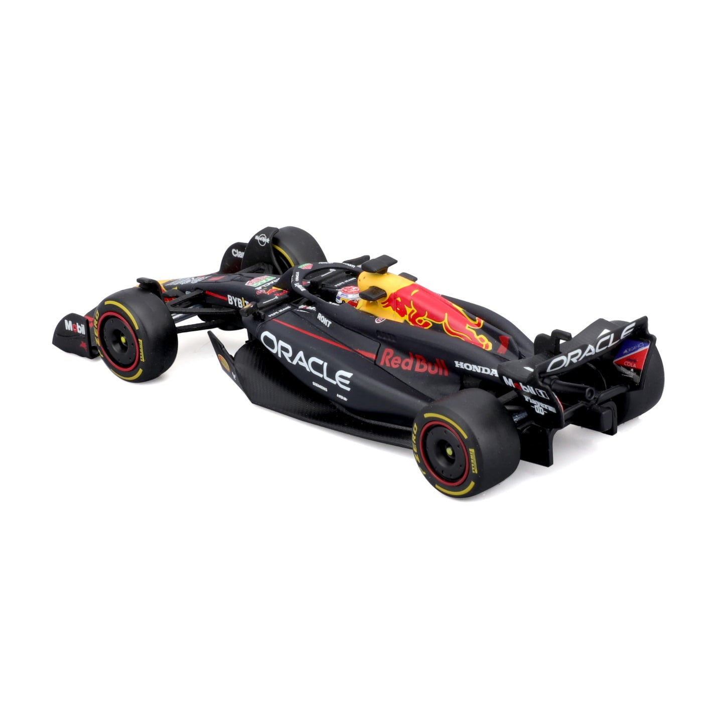 Bburago 1:43 2024 Race Oracle Red Bull RB20 with Helmet, Verstappen #1