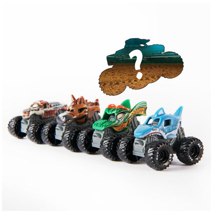 Monster Jam Official Mini 5-Pack Monster Trucks (1:87 Scale) with Mystery Collectible Truck