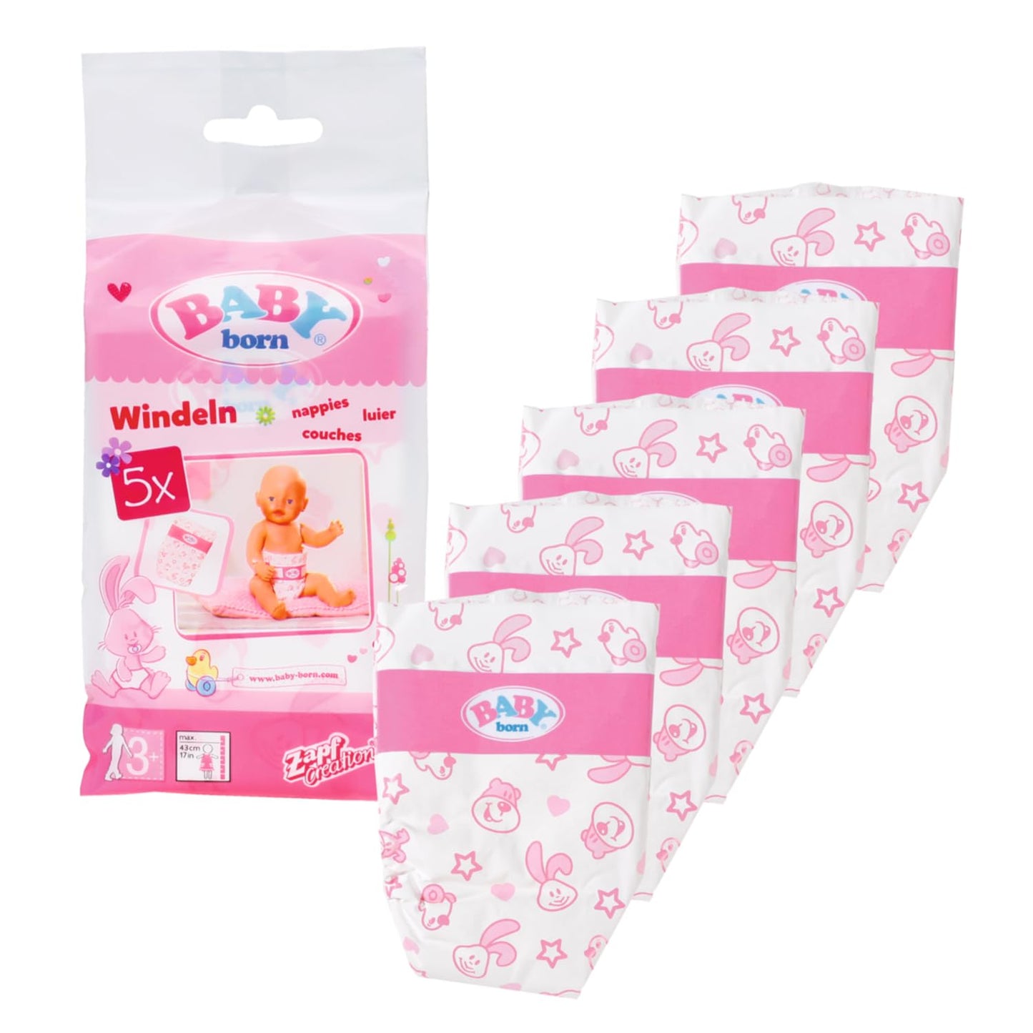 BABY born - 5 Diapers
