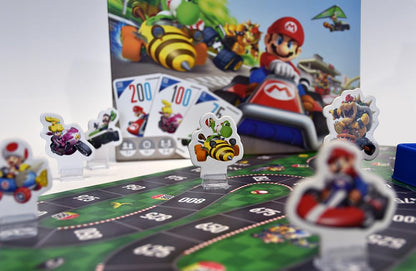 Mille Bornes Mario Kart Card Game – Race to 1000 km with Mario, Luigi & Peach – Family Board Game for Kids 7+