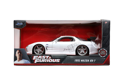 Jada Toys Fast & Furious 1:24 1993 Mazda RX-7 Die-cast Car, Toys for Kids and Adults