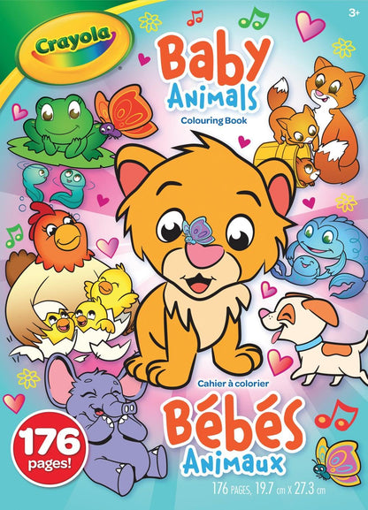 Crayola : Colouring Book/Baby Animals 176 Pages - Color Varies