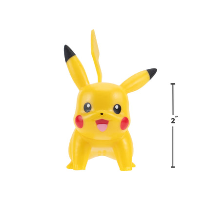 Pokémon Battle Figure 6 Pack - Features 2-Inch Battle Figures of Pikachu, Cleffa, Riolu, Geodude, Omanyte & Kabuto