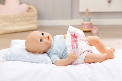 Baby Annabell Nappies for 43cm Dolls - Easy for Small Hands, Creative Play Promotes Empathy and Social Skills, for Toddlers 3 Years and Up - 5 Pack
