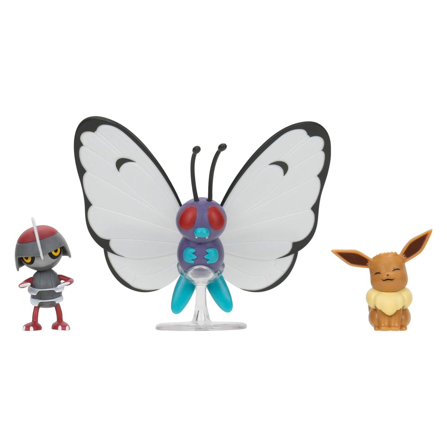 Pokémon PKW3737 Battle Figure Set - Eeve, Gladiantri, Smettbo, Official Figure Set