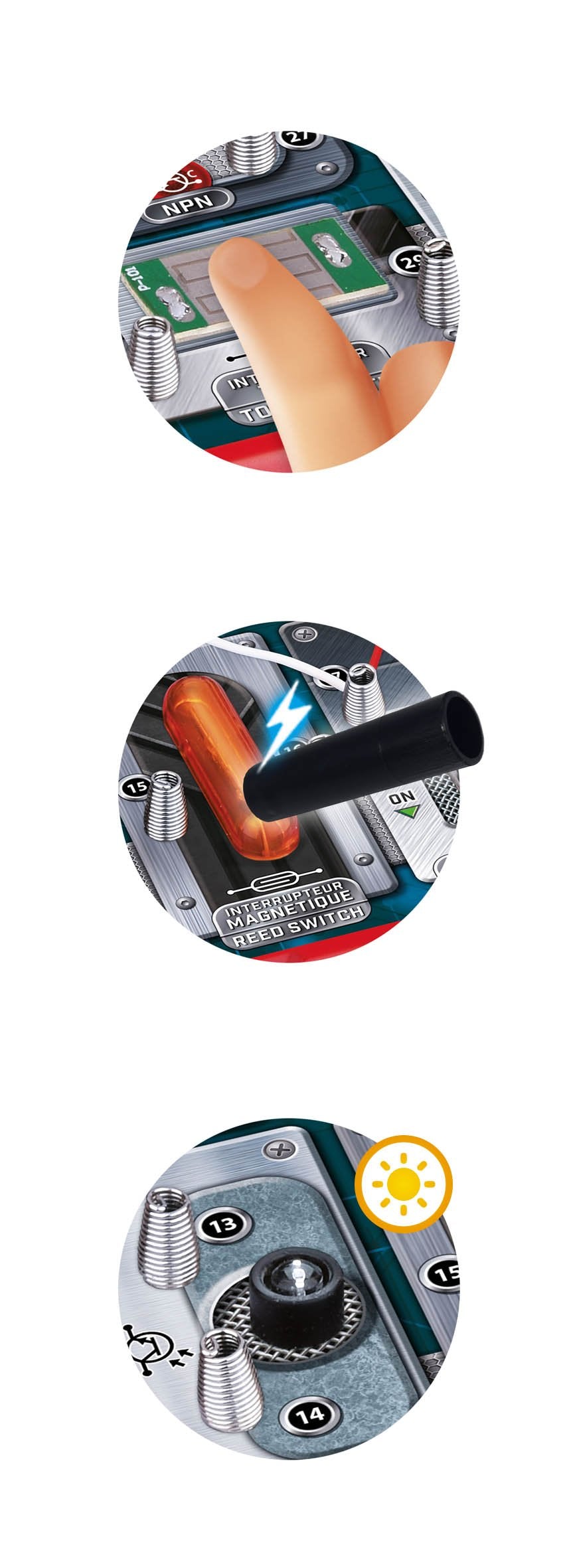 Buki Toys Set Snap Circuits Electronic Expert Learning Tool Educational Set