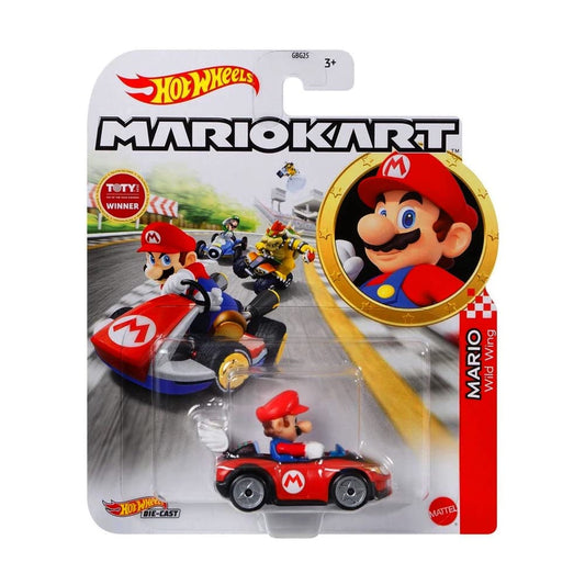 DieCast Hotwheels Mario Kart Mario Wild Wing - Toty Winner 2021