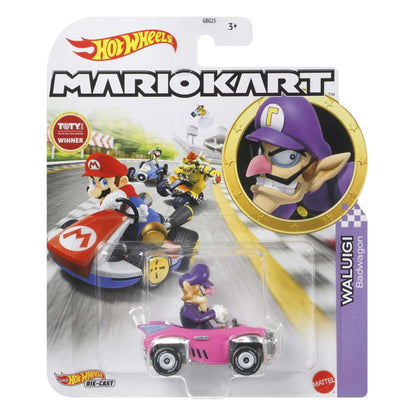 Hot Wheels Mario Kart Waluigi, [Pink/Purple] Badwagon