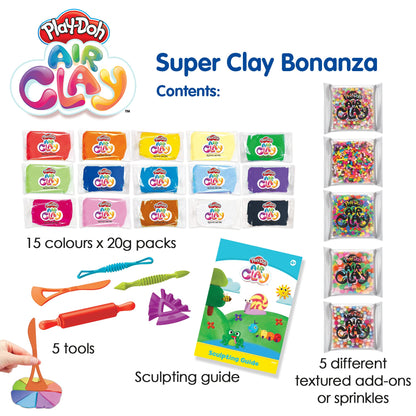 Play-Doh Air Clay Sculpting Set - Super Bonanza, Multicolor, One Size