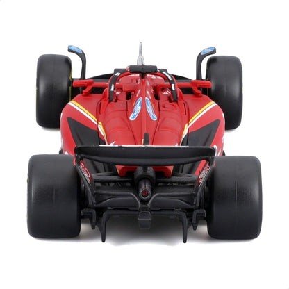 Bburago 1:43 Ferrari SF-24 Formula 1 Diecast Model with Driver Helmet - Charles Leclerc #16 (2024)