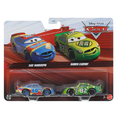 Cars Disney Pixar Pack of 2 Metal Cars 1:55 - Sage Vanderspin & Darren Leadfoot