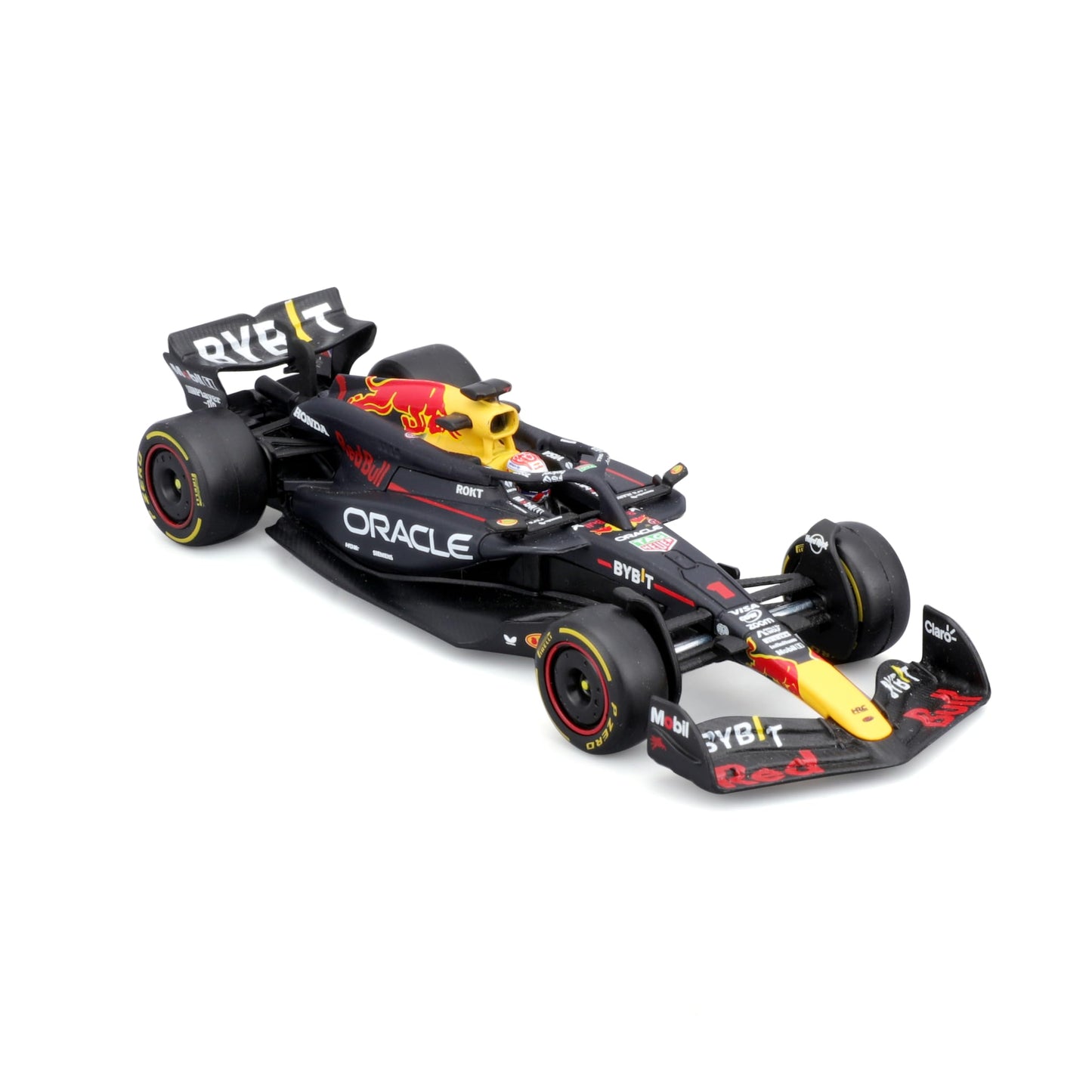 Bburago 1:43 2024 Race Oracle Red Bull RB20 with Helmet, Verstappen #1