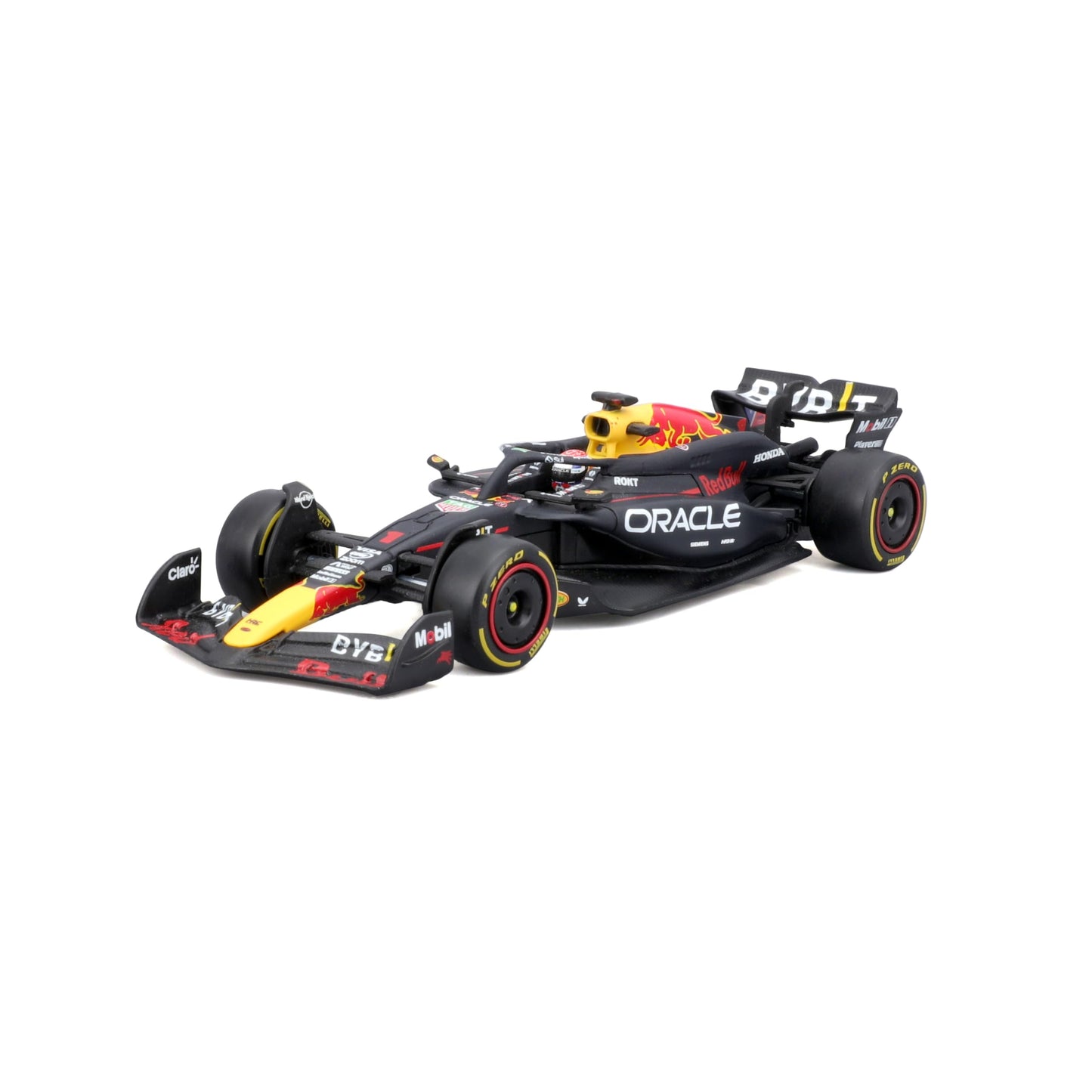 Bburago 1:43 2024 Race Oracle Red Bull RB20 with Helmet, Verstappen #1