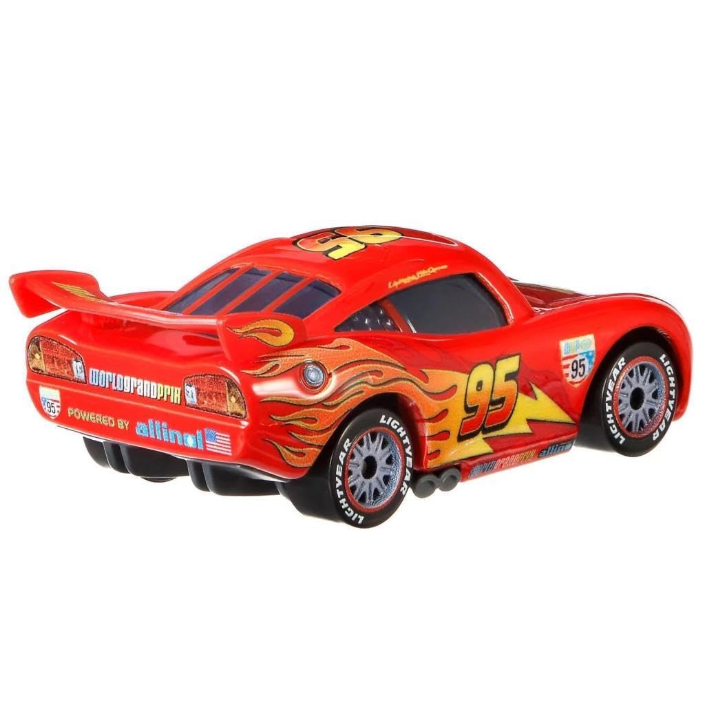 Cars de Disney y Pixar Diecast Vehículo de Juguete Paquete de 2 Mate & Rayo McQueen Cactus