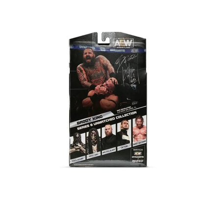 AEW Unmatched - 6 inch Brody King Figure with Entrance Cloak, Mask Head, and Fist Hands