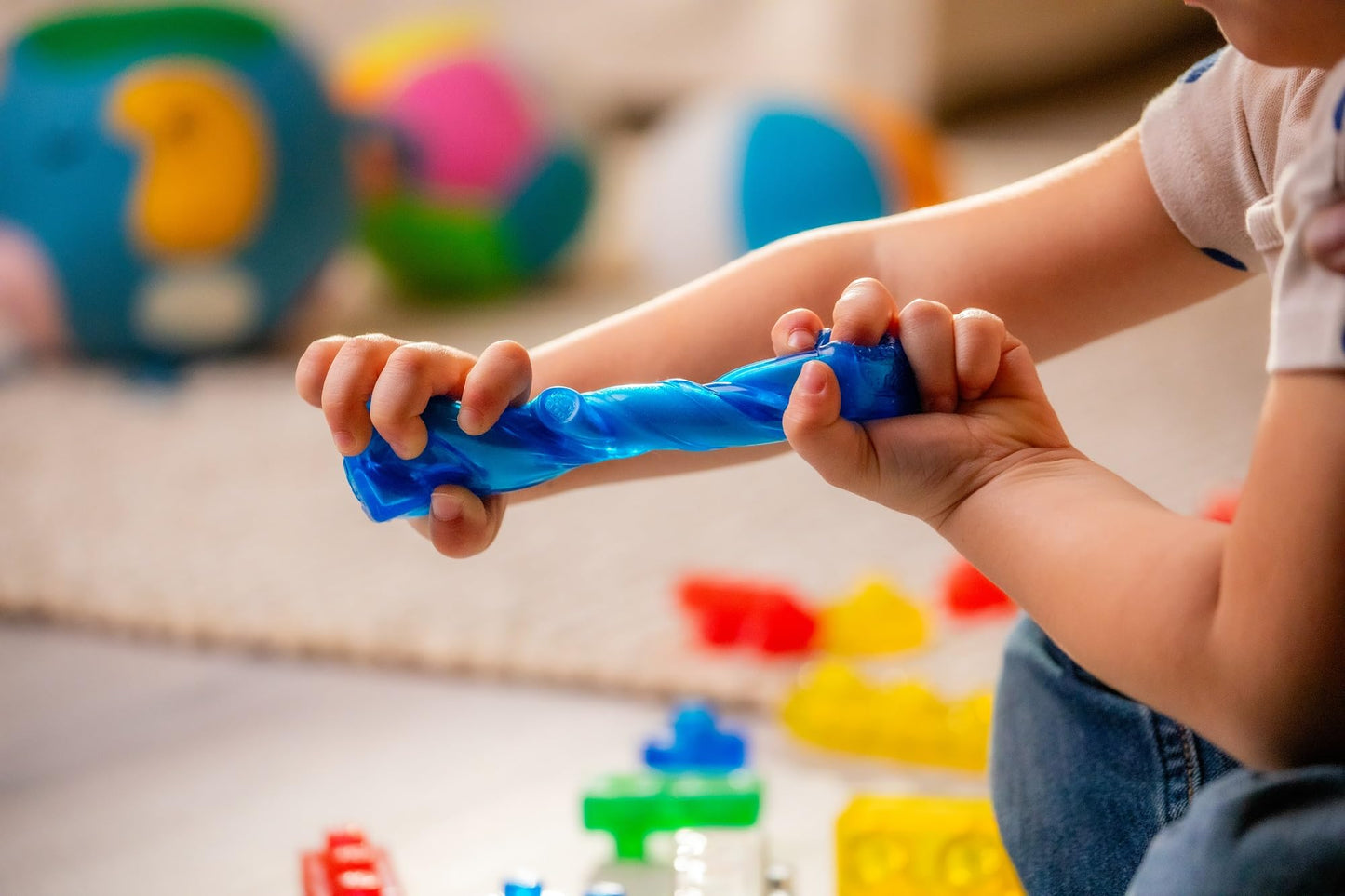 Jelly Blox Newbie Kit | Includes 11 Pieces | Toddler & Preschool Building Blocks Kids Can Squeeze, Stretch, Squish | MESH ACCREDITED | Safety Tested & Ouch-Free | Tactile, Sensory Play for Ages 2+