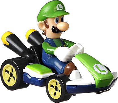 Hot Wheels Mario Kart Die-Cast Character Replicas in 4-Pack Each Assortment Includes Fan-Favorite Characters and 1 Exclusive Ages 3 and Older