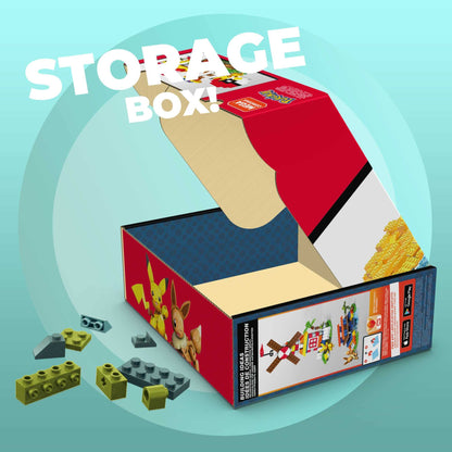 Mega Construx Pokemon Building Box Construction Set with Character Figures, Building Toys for Kids (450 Pieces)