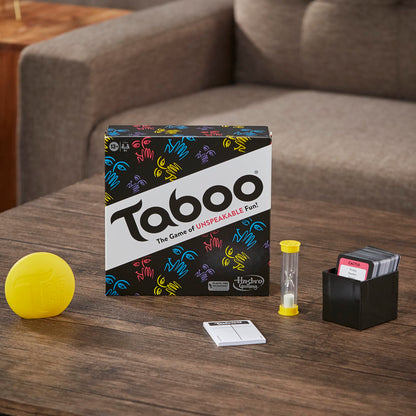 Taboo Classic Game, Party Word Guessing Game for Adults and Teens, Board Game for 4+ Players Ages 13 and Up (English)