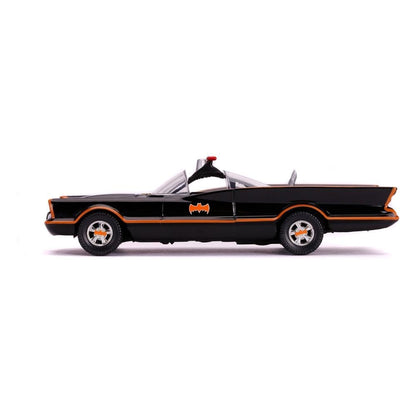 Jada Toys DC Comics 1:32 Classic TV Series 1966 Batmobile Die-cast Car with Batman Figure, Toys for Kids and Adults