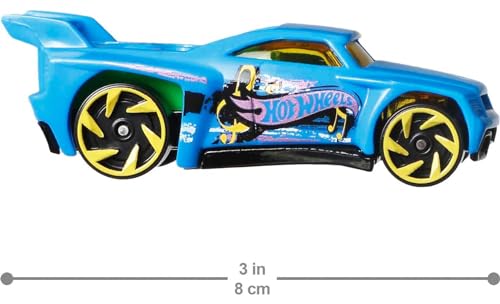 Hot Wheels Toy Car & Truck, Super Rigs 1:64 Scale Race Car & Matching Semi Truck Transporter (Styles May Vary)