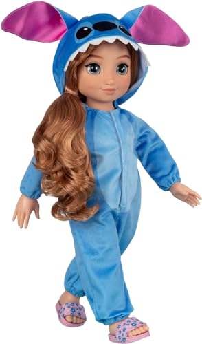 Disney Store 18" Stitch Inspired Fashion Doll with Accessories, Toothbrush, Toy Toothpaste and Shoes - Disney Dolls for Girls 6 Years +, Strawberry Blonde Doll
