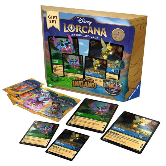 Ravensburger Disney Lorcana TCG: Into The Inklands Gift Set| Deluxe Collectible Set with Over 200 Art Pieces | Ultimate Game Experience