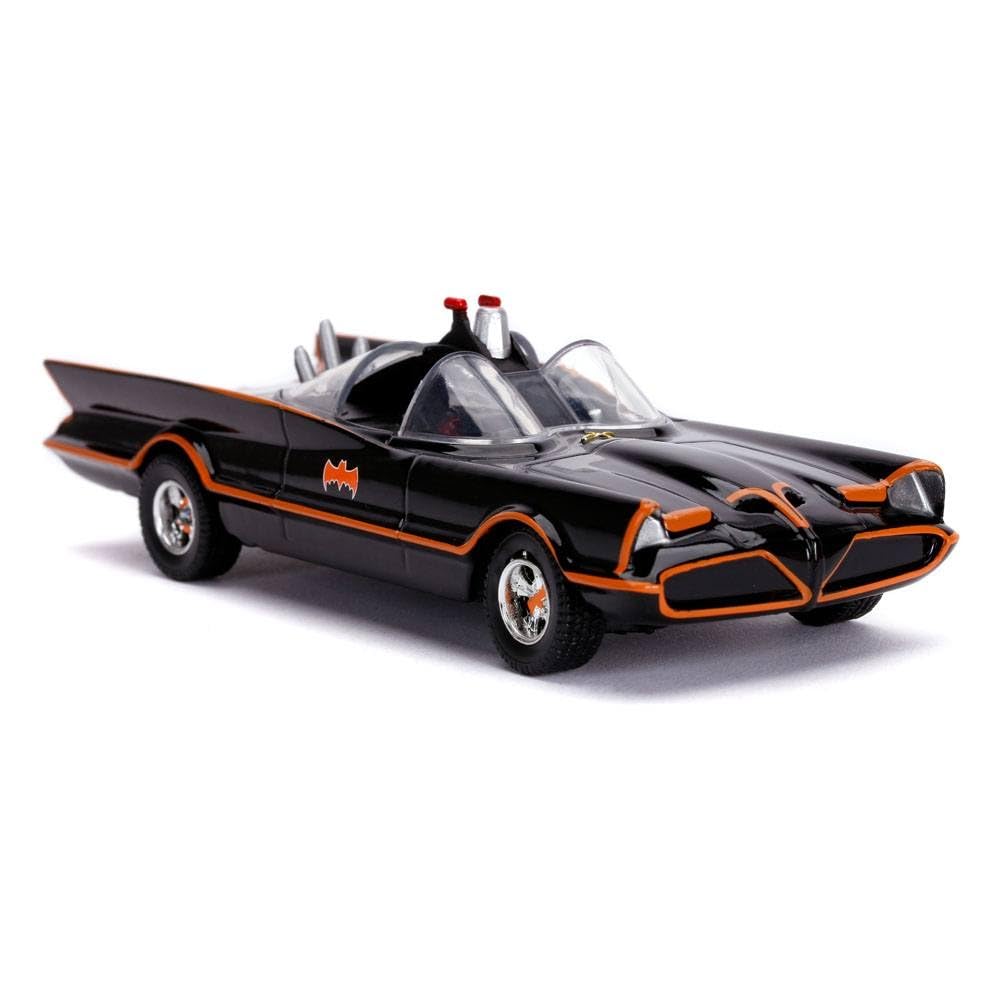 Jada Toys DC Comics 1:32 Classic TV Series 1966 Batmobile Die-cast Car with Batman Figure, Toys for Kids and Adults