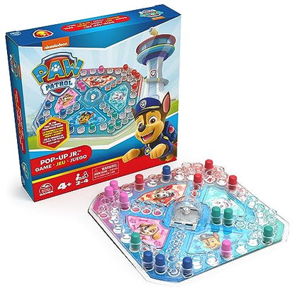 PAW Patrol Pop-Up Jr. Game by Spin Master Games, Chase Skye Marshall Everest Nickelodeon PAW Patrol Toys Kids Games, for Preschoolers Ages 4 and up