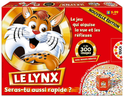 Educa - 15346 - Jeu de Société Éducatif - Le Lynx 300 Images - Modèle aléatoire