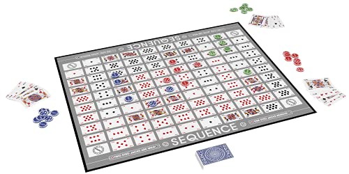 Goliath Sequence Premium Edition - Stunning Set with Giant Board, Exclusive Chips and Deluxe Cards , Blue