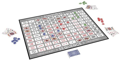Goliath Sequence Premium Edition - Stunning Set with Giant Board, Exclusive Chips and Deluxe Cards , Blue