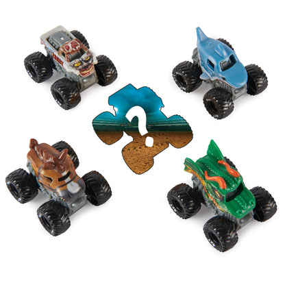 Monster Jam Official Mini 5-Pack Monster Trucks (1:87 Scale) with Mystery Collectible Truck