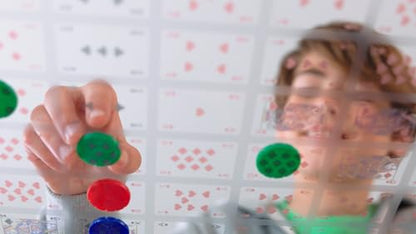 Goliath Sequence Premium Edition - Stunning Set with Giant Board, Exclusive Chips and Deluxe Cards , Blue