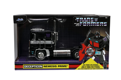 Jada Toys Hollywood Rides 1:24 Transformers G1 Decepticon Nemesis Prime Diecast Model Truck