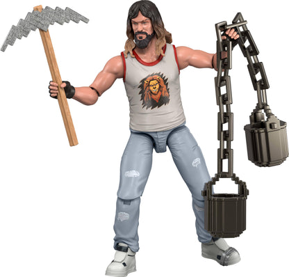 Mattel Minecraft Action Figure & Accessories Set, Garrett Posable Character Collectible Inspired by a Minecraft Movie, 3.25-inch Scale