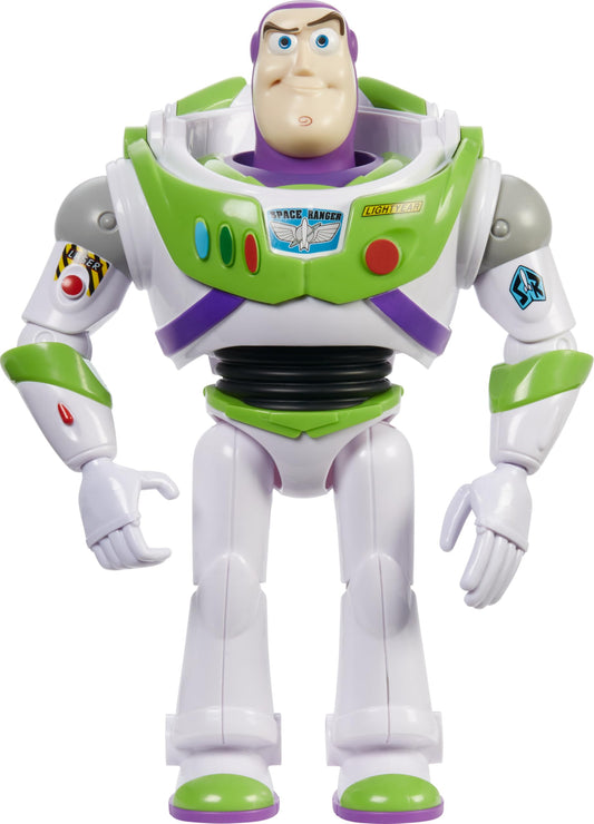 Mattel Disney Pixar Toy Story Large Action Figure, Posable Buzz Lightyear Collectible Toy in Spacesuit Look, 12-inch Scale