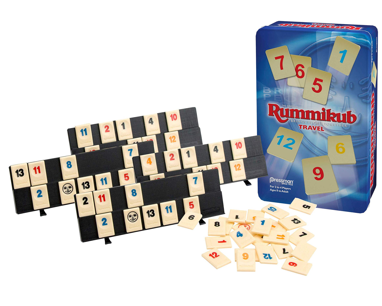 Pressman Rummikub In Travel Tin - The Original Rummy Tile Game