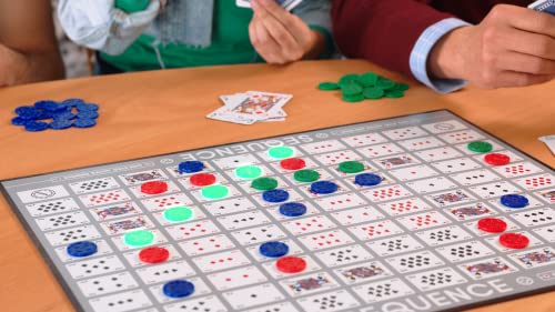 Goliath Sequence Premium Edition - Stunning Set with Giant Board, Exclusive Chips and Deluxe Cards , Blue