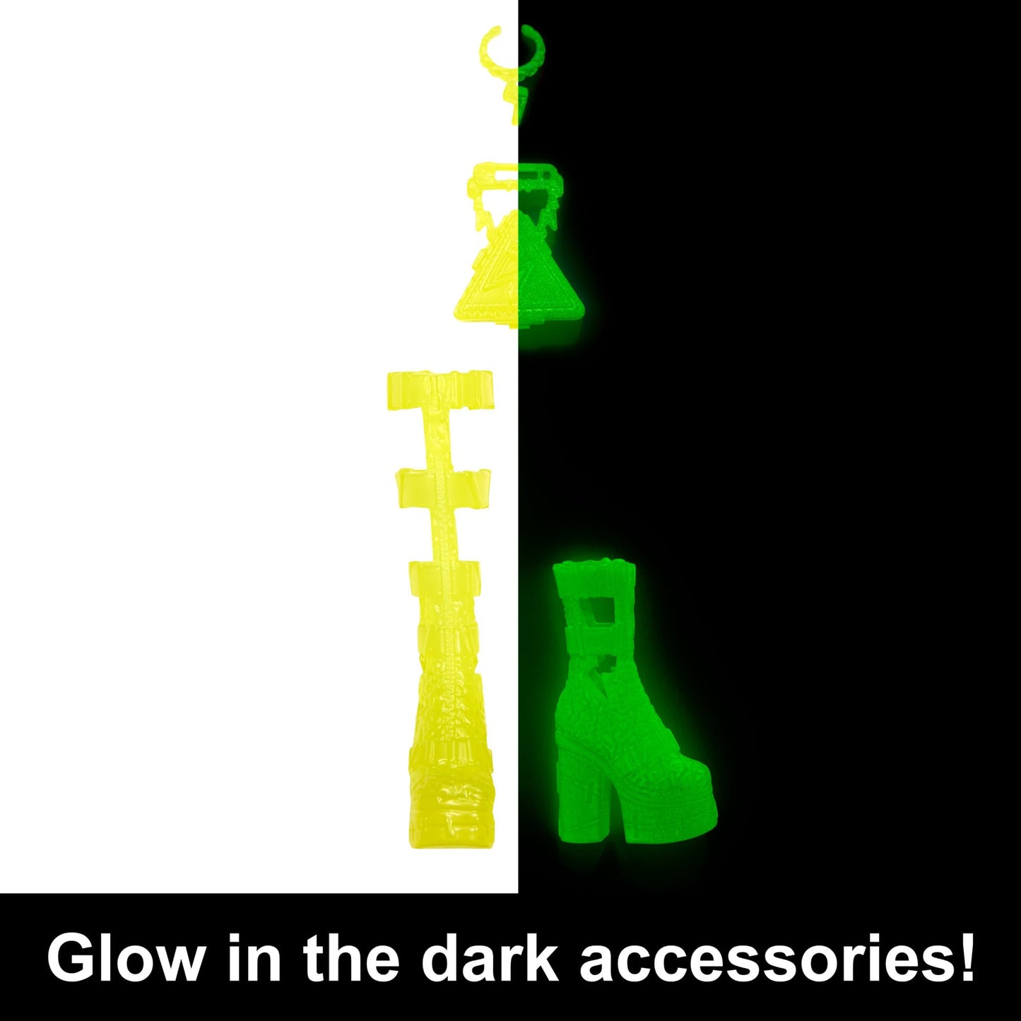 Monster High Skulltimate Secrets Neon Frights Doll & Accessories, Frankie Stein with Dress-Up Locker & 19+ Surprises